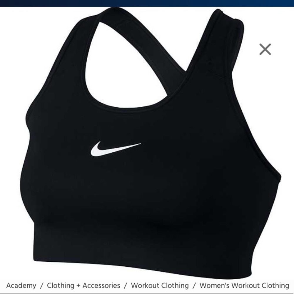 Nike swoosh sports bra